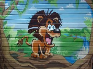 graffiti bij de filmsterretjes