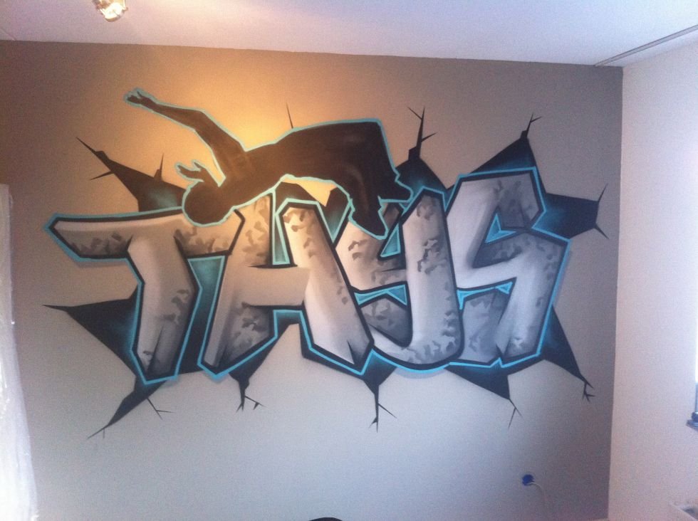 graffiti kinderkamer
