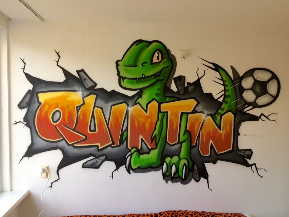 Graffiti kinderkamer