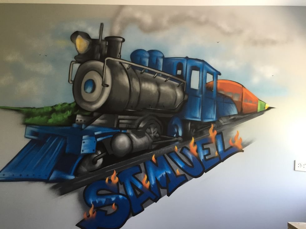 Graffiti kinderkamer