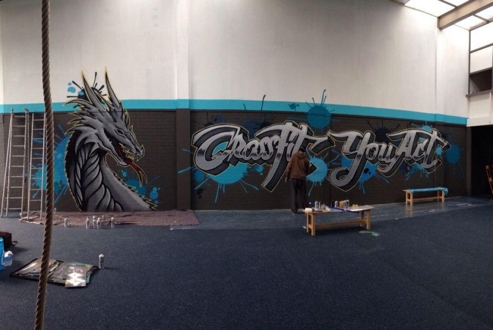 graffiti crossfit Crossfit graffiti