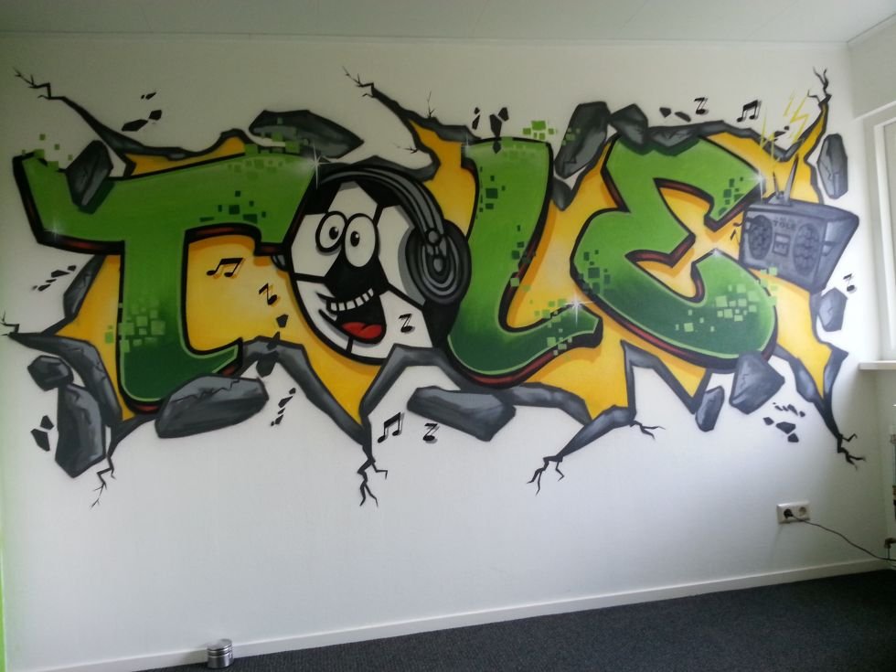 graffiti kinderkamer