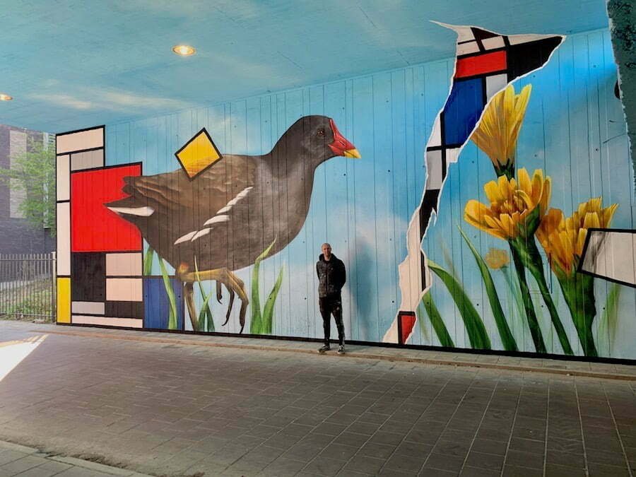 graffiti op een buitenmuur