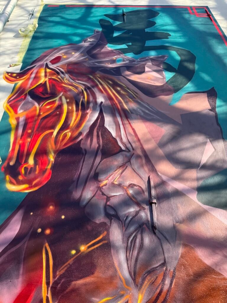 Graffiti op doek