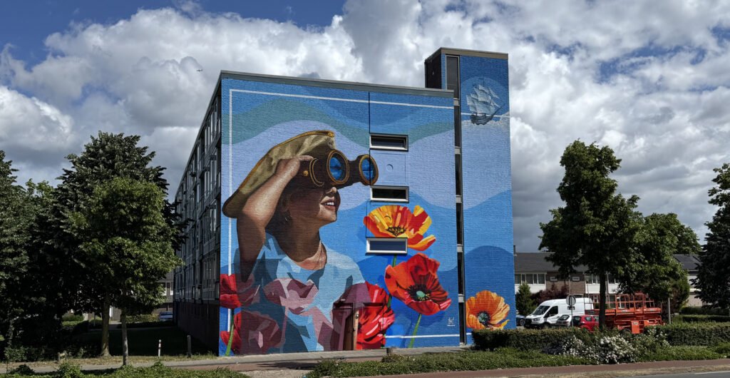 Graffiti artiest in Utrecht